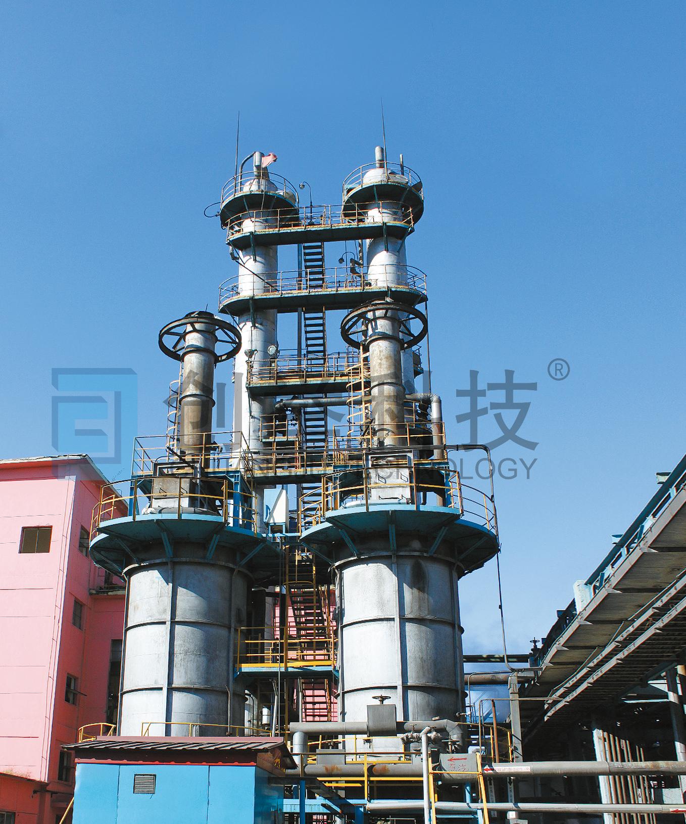 外企与唐山某公司合资的10万吨焦油加工装置萘精馏塔